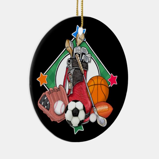 Label/Ornament sport - SRF Keramisch Ornament (Rechts)