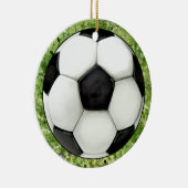 Label/Ornament van de Voetbal - SRF Keramisch Ornament (Rechts)