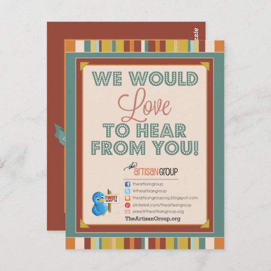 LABEL Oscars Press Briefkaart (Voorkant / Achterkant)