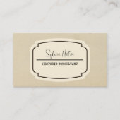  label oude papieren textuur persoonlijk (Voorkant)