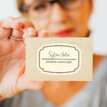  label oude papieren textuur persoonlijk