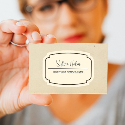  label oude papieren textuur persoonlijk