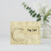 Label  papierprijs briefkaart (Staand voorkant)