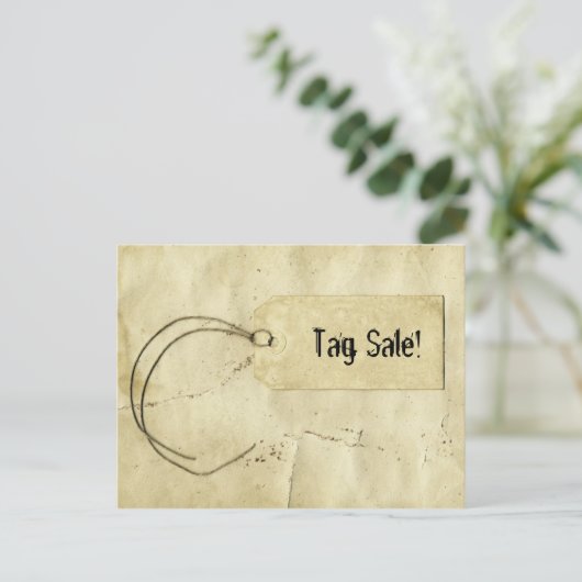 Label  papierprijs briefkaart (Staand voorkant)