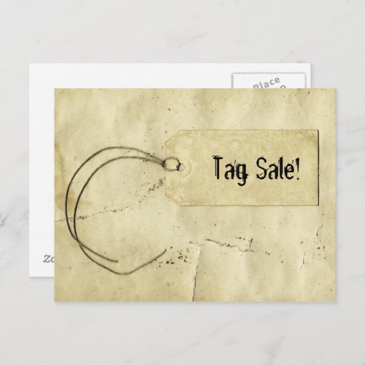 Label  papierprijs briefkaart (Voorkant / Achterkant)