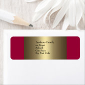 Label Plum & Brons Eenvoudig (Insitu)