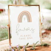 Label Poster van GITA Pastel Rainbow Favors
