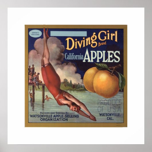  Label Poster voor Appels (Voorkant)