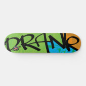 Label Prank Graffiti Persoonlijk Skateboard (Horizontaal)