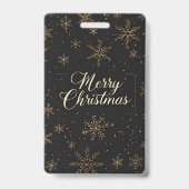 Label-Prettig kerstfeest Badge (Achterkant)