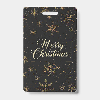 Label-Prettig kerstfeest Badge