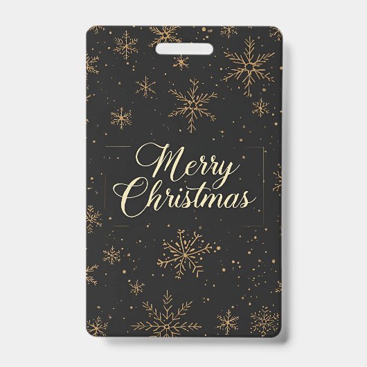 Label-Prettig kerstfeest Badge (Voorzijde)