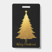 Label-Prettig kerstfeest Badge (Achterkant)