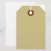 Label prijs briefpapier (Voorkant / Achterkant)