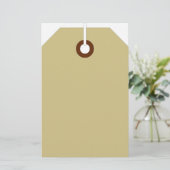 Label prijs briefpapier (Staand voorkant)