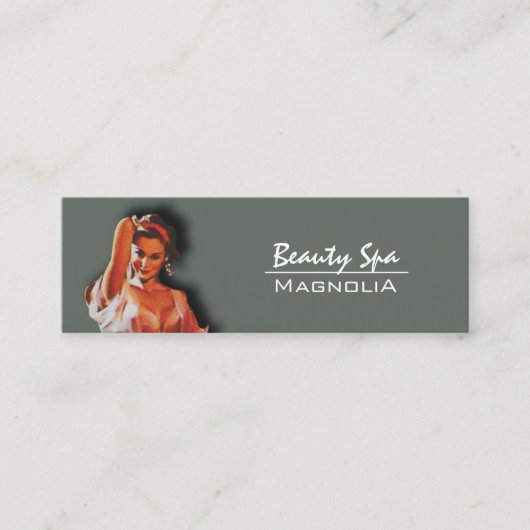 Label prijs visitekaartje - Beauty Spa (Voorkant)