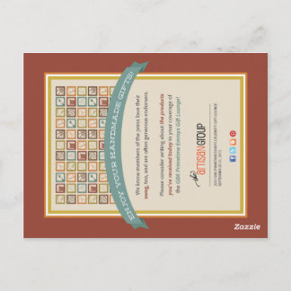 LABEL Primetime Emmys Press Briefkaart