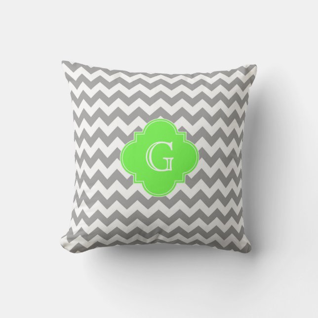 Label-Quatrefoil-LimeGreen-Inner-WhiteFrame-001.pn Kussen (Voorkant)