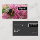 Label rand - Bumble Bee op sedum (Voorkant / Achterkant)