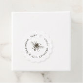 Label "Real Kraft Honey Bee Scalloped Apiary Produ (In situ)