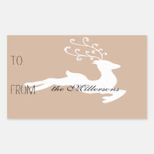 Label rendiercadeau