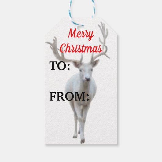 Label rendiercadeau cadeaulabel (Achterkant)