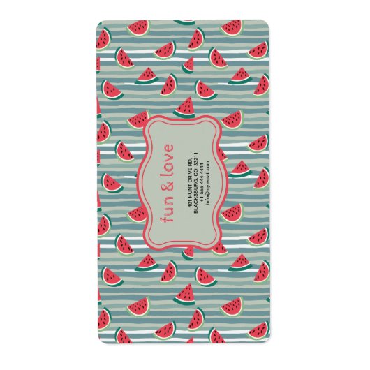 Label retouradres (Voorkant)