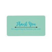 Label retouradres (Voorkant)