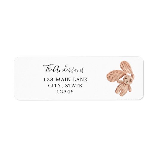 Label retouradres (Voorkant)