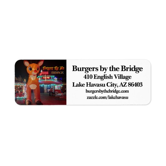 Label retouradres (Voorkant)