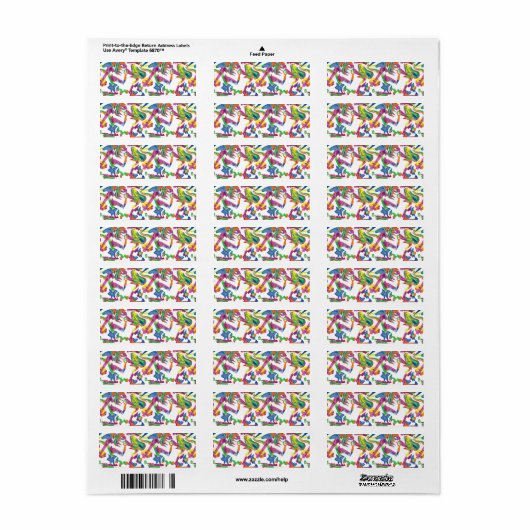 Label retouradres (Full Sheet)