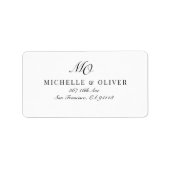 Label retouradres (Voorkant)