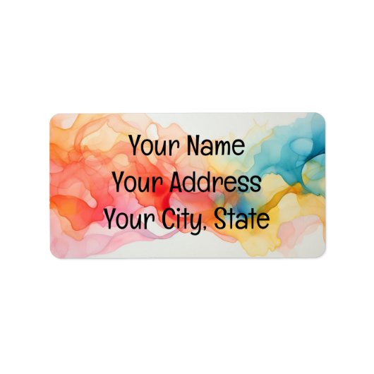 Label retouradres (Voorkant)