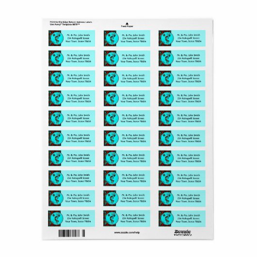 Label retouradres (Full Sheet)