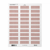 Label retouradres (Full Sheet)