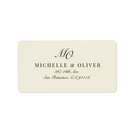 Label retouradres (Voorkant)