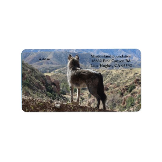 Label retouradres (Voorkant)