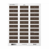 Label retouradres (Full Sheet)