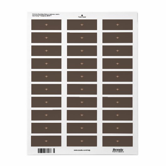 Label retouradres (Full Sheet)
