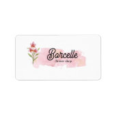 Label retouradres (Voorkant)