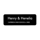 Label retouradres (Voorkant)