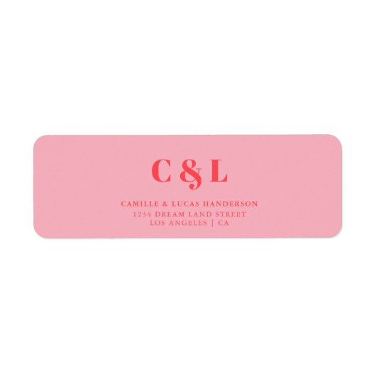 Label retouradres (Voorkant)