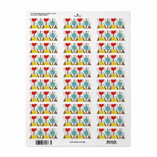 Label retouradres (Full Sheet)