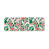 Label retouradres (Voorkant)