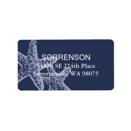 Label retouradres (Voorkant)