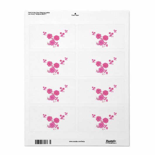 Label retouradres (Full Sheet)