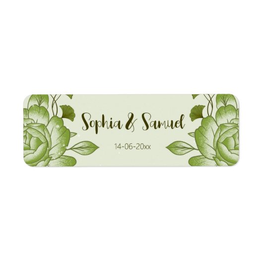 Label retouradres (Voorkant)