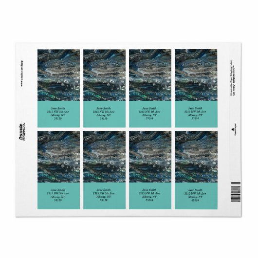 Label retouradres (Full Sheet)