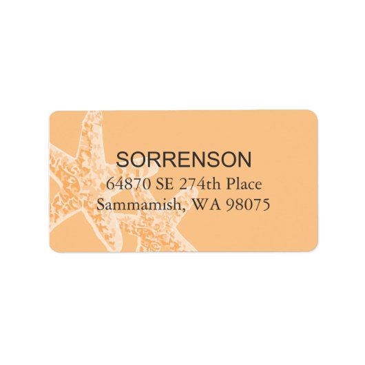 Label retouradres (Voorkant)