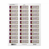 Label retouradres (Full Sheet)